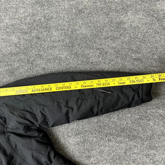 Womens Size‎ Large North Face Goose Down Black 550 Belted Puffer Jacket - Picture 10 of 11